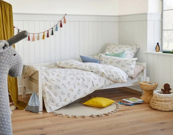 Cotonea Bio Satin-Kinderbettwäsche Safari