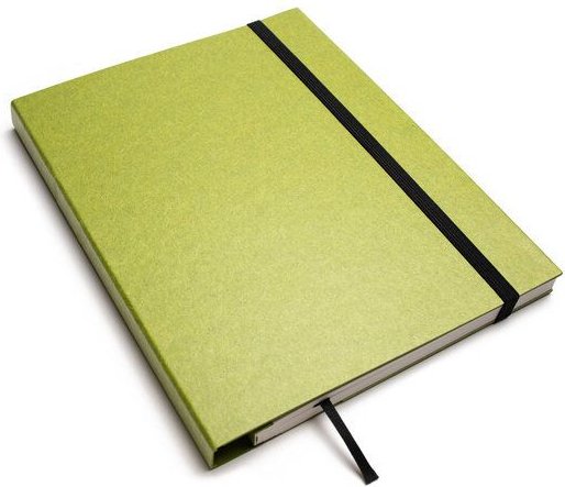 tyyp Nachhaltiges Design-Notizbuch A5 aus 100 % Recyclingpapier „Schweizer Broschur“