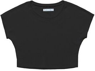 l'amour est bleu Cropped T-Shirt Modell Emma