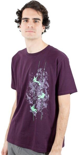 Spangeltangel Herrenshirt "Kletterer", bedruckt, Herren, Siebdruck, sportlich