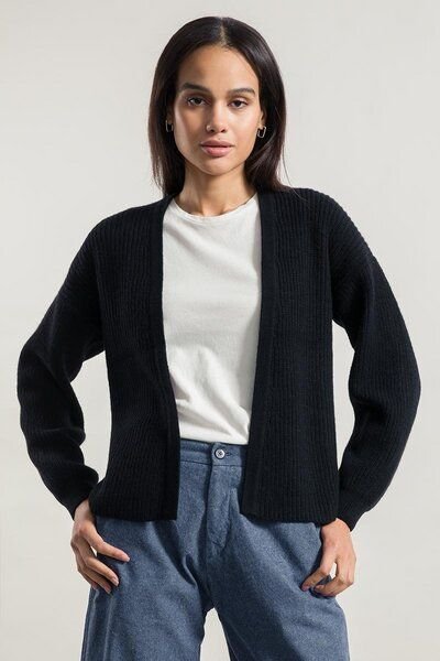 Rifò - Circular Fashion Made in Italy Woll Cardigan aus recycteltem Kaschmir Modell: Margherita