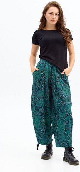 Hose Berlin – Bequeme Jogginghose – Weites Bein – Beinlänge mit Kordelzug verstellbar – Farbenfroher einzigartiger Print...