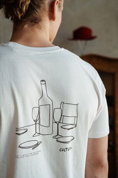 Kultgut NEW Upcycling Generation- Artdesign - Bioshirt / Cultura