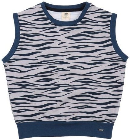 Thumbnail - Walkiddy Bio-Baumwolle Tiger Pattern Kinder Sweater - Grau, Komfort, GOTS-zertifiziert, Ethik, Nachhaltig