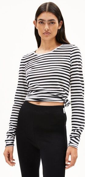 ARMEDANGELS EINIAARA STRIPES Damen Longsleeve aus Bio-Baumwolle
