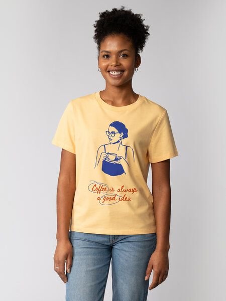 watapparel T-Shirt Frauen Coffee is a good idea