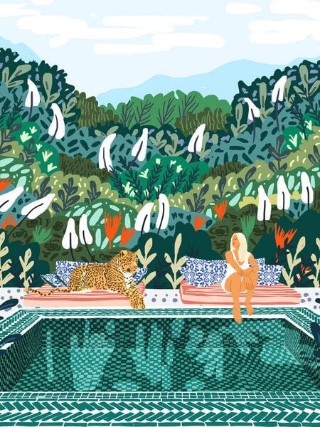 Photocircle Poster / Leinwandbild - Chilling II