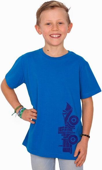 HANDGEDRUCKT "Radlader 02" Kinder-T-Shirt