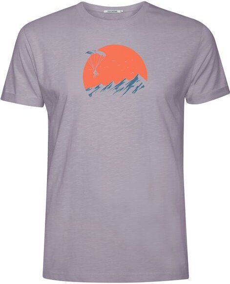 GREENBOMB Print T-Shirt Nature Sky Bike Roll