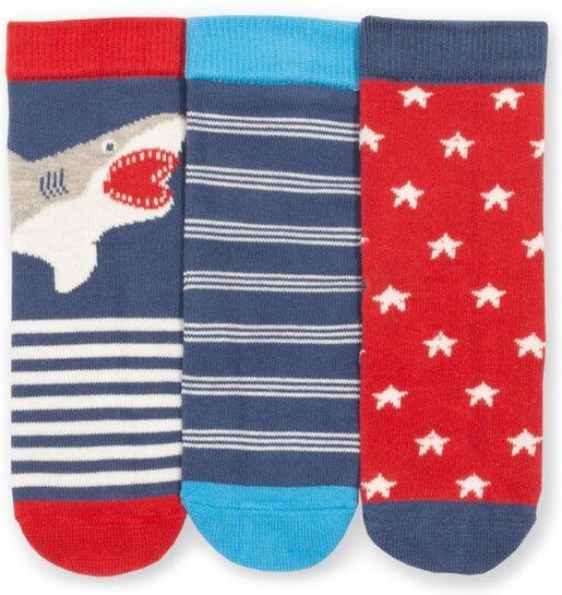 Kite Clothing Bunte Socken 3er-Pack aus Bio-Baumwolle