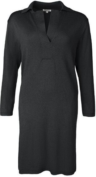 Thumbnail - Alma & Lovis Softes Kleid im Polo-Style aus Bio-Baumwoll-/Woll-Mix | Cotwoll Polokleid