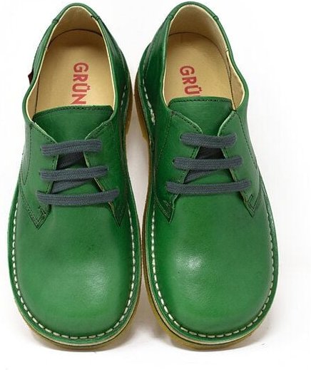 Grünbein Shoes Halbschuh Ella II Naturform lose Einlage grün