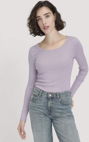 hessnatur Softrib Longsleeve Fitted aus Bio-Baumwolle und TENCEL Modal