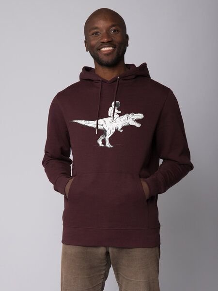 watapparel Hoodie Unisex Astronaut on T-Rex