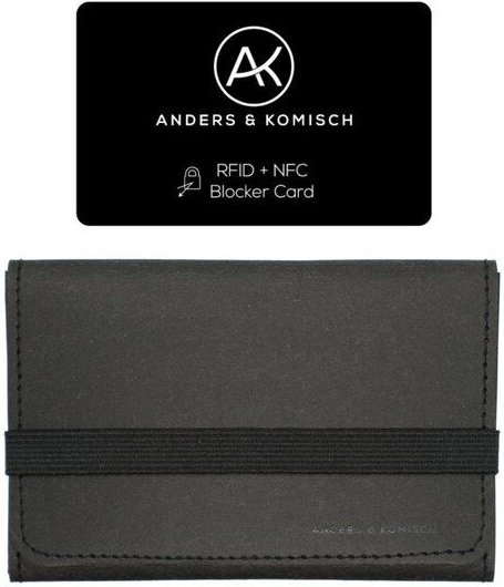 ANDERS & KOMISCH Mittelgroßes Portemonnaie mit RFID Schutz - A&K KOMPAKT