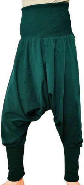 liebewicht Weite Hose Yogahose Pumphose für Kinder grün schwarz Gr.122-164