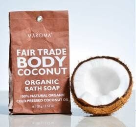 Maroma Körperseife Bio-Kokosbutter mit Minzduft