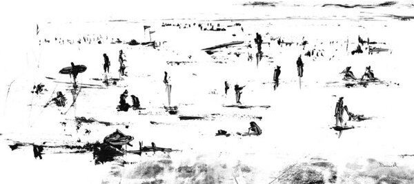 Photocircle Poster / Leinwandbild - Beach Day