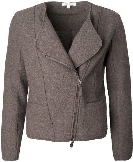 Alma & Lovis Kurze Jacke im Biker-Stil aus Bio-Wolle | Walk Biker