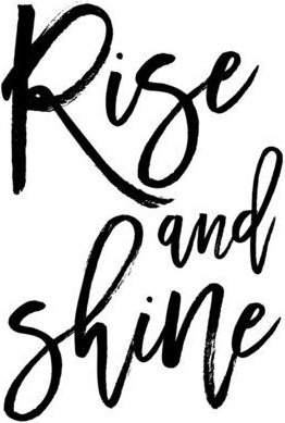 Photocircle Poster / Leinwandbild - Rise and Shine