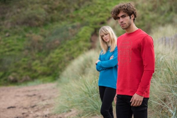 Ecologie by AWDis Banf Sweater Pullover Sweatshirt Shirt Leichtes etwas grober gestrickter Sweater