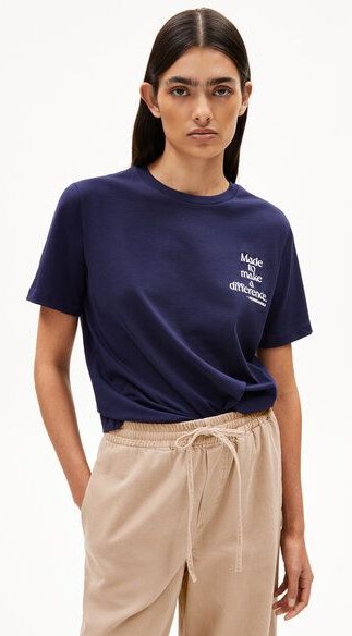 ARMEDANGELS LUALAA DIFFERENCE Damen T-Shirt aus Bio-Baumwolle