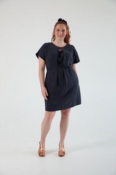 WiDDA berlin Kleid Soul Explosion in Dunkelblau in zwei Längen