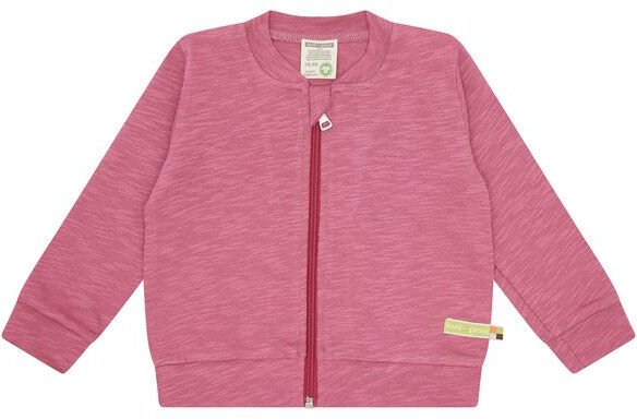 loud + proud Babys & Kinder Collegejacke Slub Jersey, GOTS zertifiziert