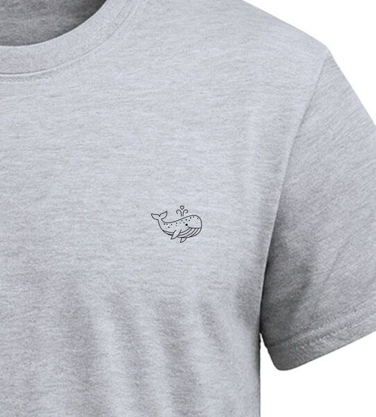 vis wear Love Whale - Organic Shirt