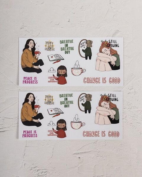 Oh Shanti Stickerbogen (2er Set)