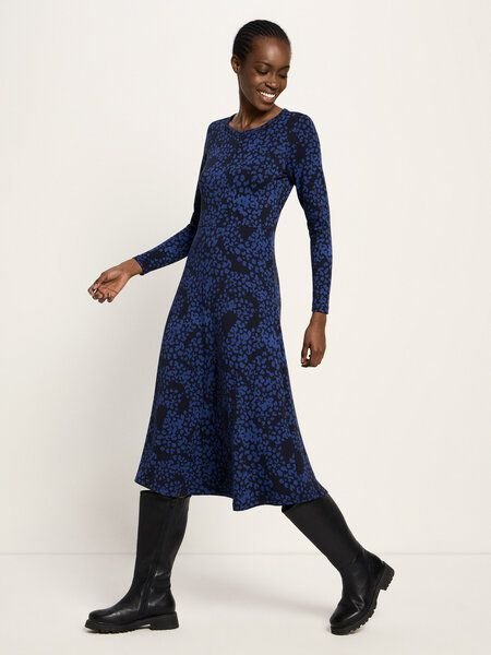 LANIUS Midikleid aus TENCEL und Bio-Baumwolle