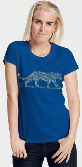 Peaces.bio - handbedruckte Biomode Bio-Damen-T-Shirt "Leopard"