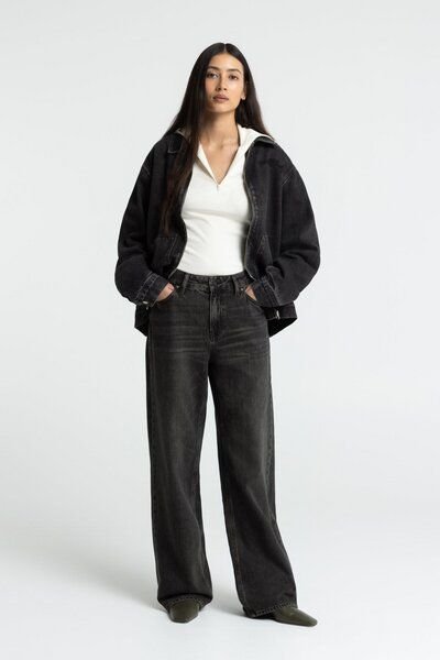 Kings Of Indigo JOAN | VILMA BROWN BLACK WORN