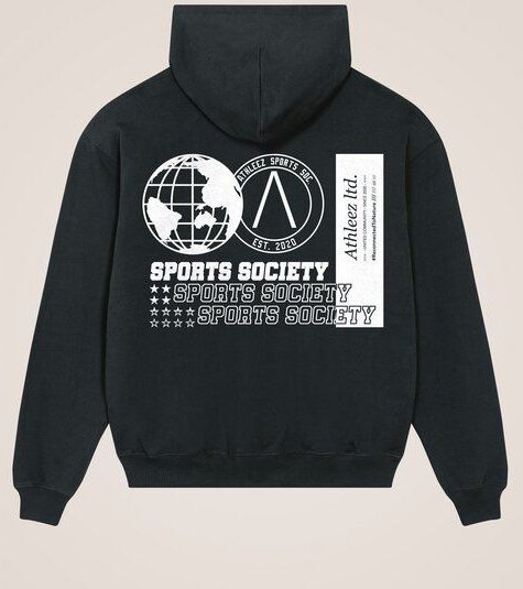 Thumbnail - Athleez LEGACY - Heavy Oversized Hoodie - 100% Bio-Baumwolle