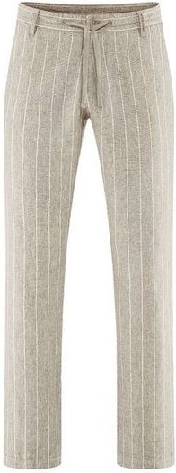 HempAge Herren Nadelstreifen Hose Hanf/Bio-Baumwolle
