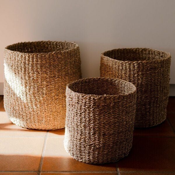 atisan Großer Aufbewahrungskorb Nalu aus Seegras