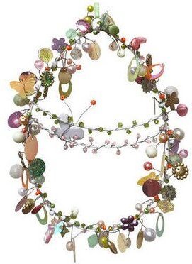 Just Be Perlen Ei groß Osterdeko