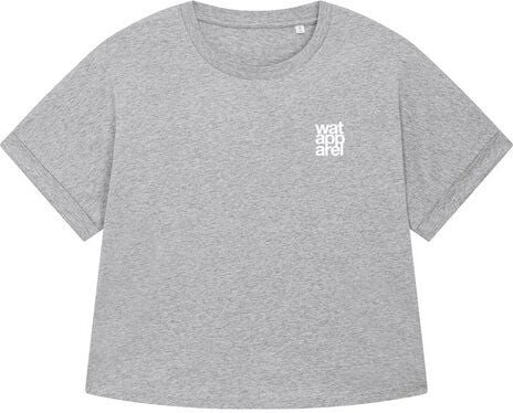 watapparel Oversize T-Shirt Frauen Basic Collider
