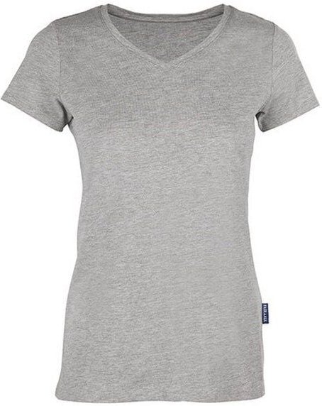 HRM Damen Ladies Luxury V-Neck T-Shirt