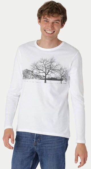 Peaces.bio - handbedruckte Biomode Herren Langarmshirt Landscape