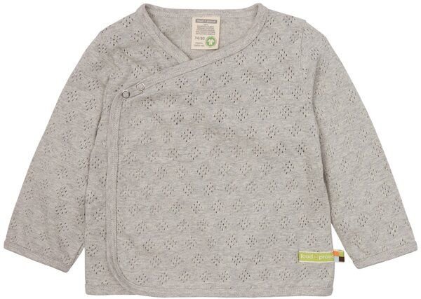 loud + proud Babys & Kinder Wickeljacke Jacquard Strick, GOTS-zertifiziert