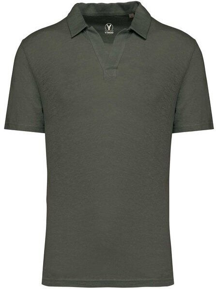 YTWOO Herren Polohemd aus 100% Leinen