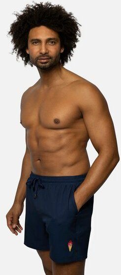 Narwal Badehose mit kleinem Motiv