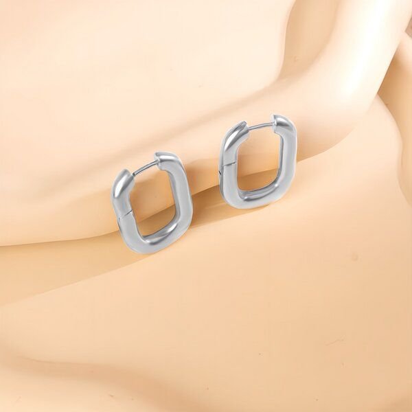 Ovale Bold Creolen ca. 28mm x 19mm von Elektropulli