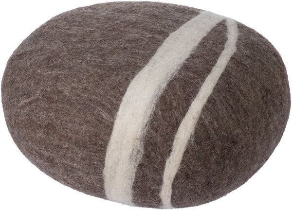 myfelt Filz Kieselstein (Pouf), 100% Schurwolle