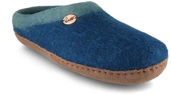 WoolFit Sherpa Barfuß-Hausschuhe unisex Filz-Pantoffeln mit Ledersohle, nachhaltig aus 100% Wolle