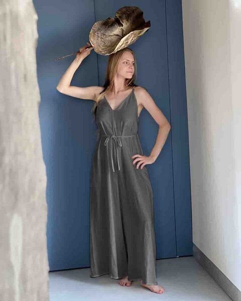 10 BODIES Jumpsuit Sommer-Overall aus 100% Tencel