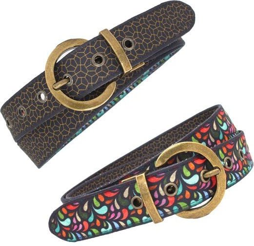 Seegarn - Gürtel / Wendegürtel 'SeeLeuchten' 3cm