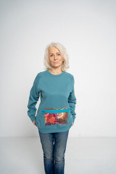 Sweatshirt Asam Unisex aus Fairtrade-Baumwolle – Unisex – Über den Kopf gezogen – Rundhalsausschnitt – Fair produziert i...