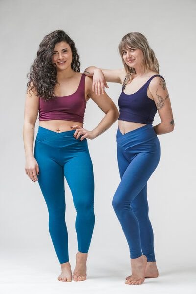 YogiLiebe Yoga double wende Bra "Maitri" aus Bio-Baumwolle